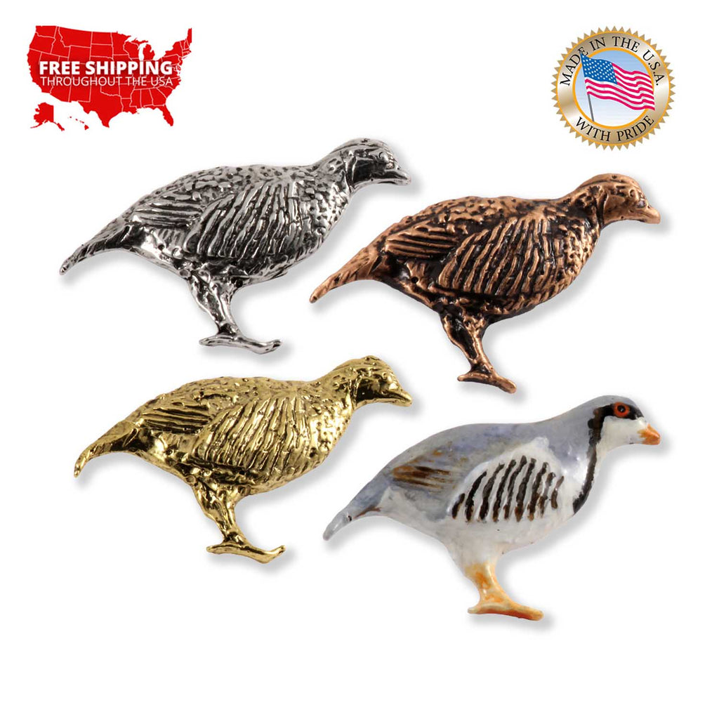 Chukar Bird Pin B035