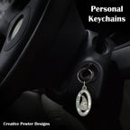 Bald Eagle Head Keychain B050KC