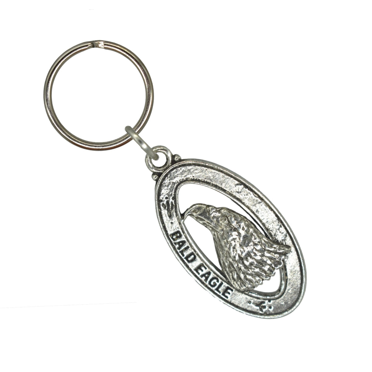 Bald Eagle Head Keychain B050KC
