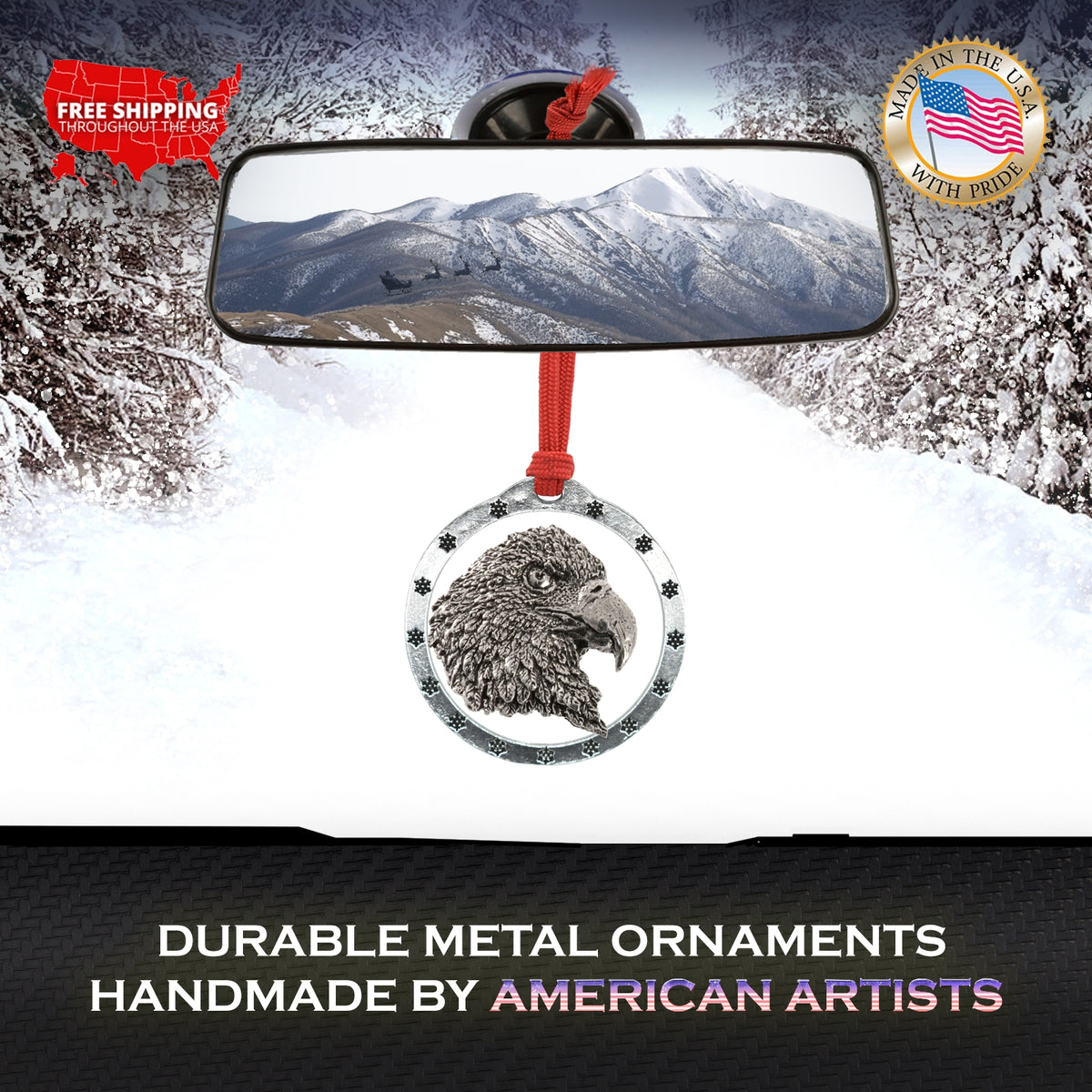 Bald Eagle Christmas Ornament B050OR