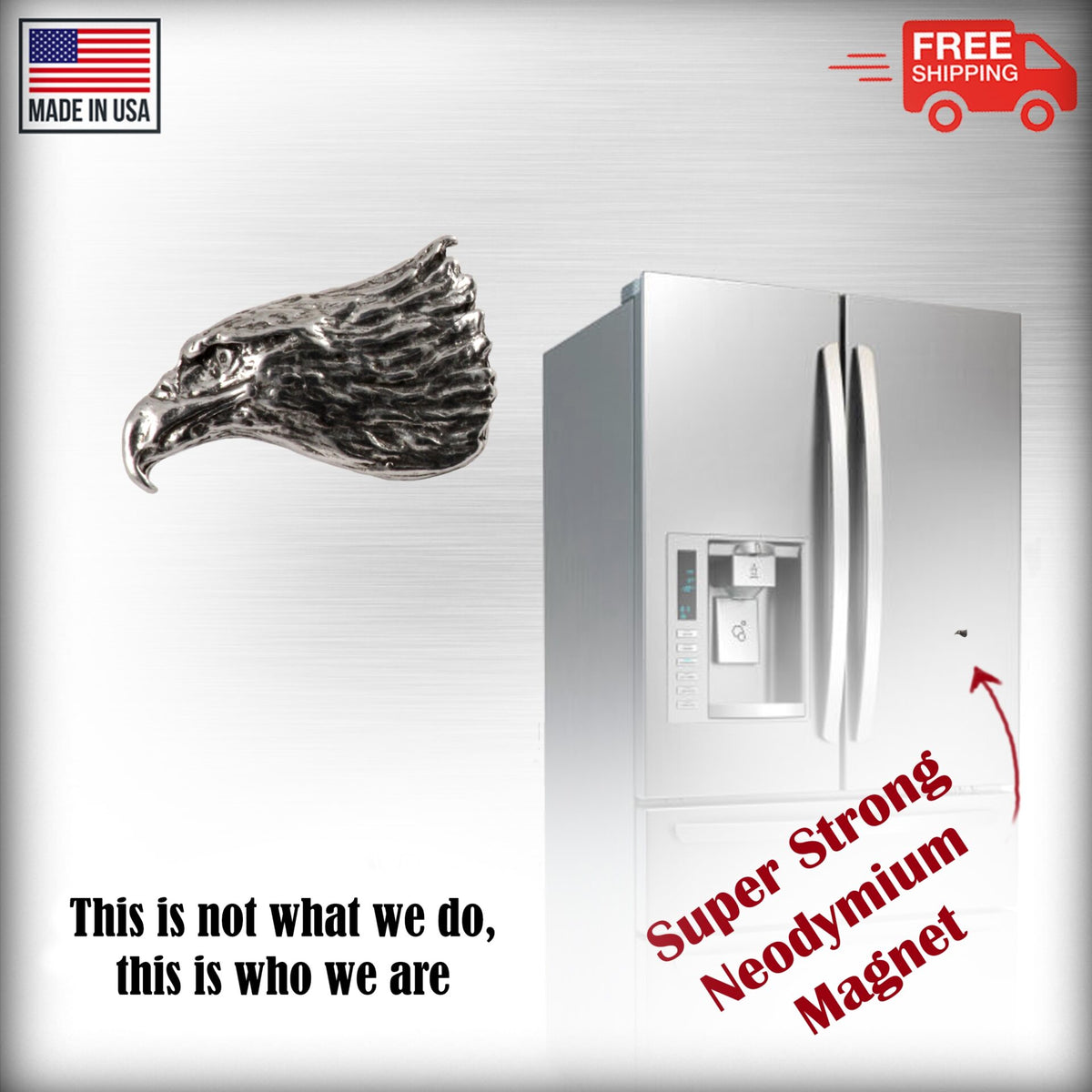 Bald Eagle Head Magnet B050