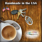 Bald Eagle Flying Keychain B051KC