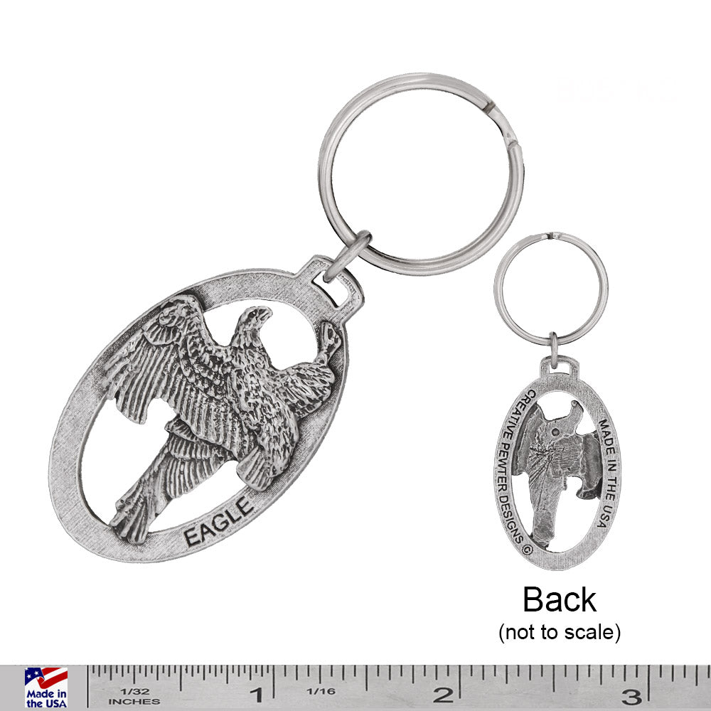 Bald Eagle Flying Keychain B051KC