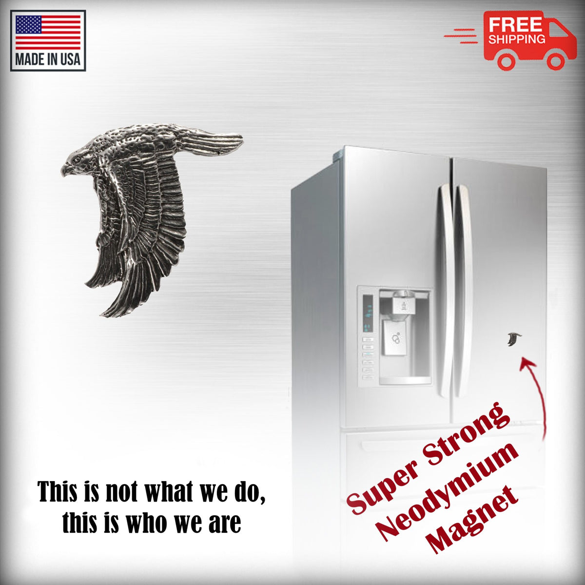Peregrine Falcon Flying Magnet Magnet B054