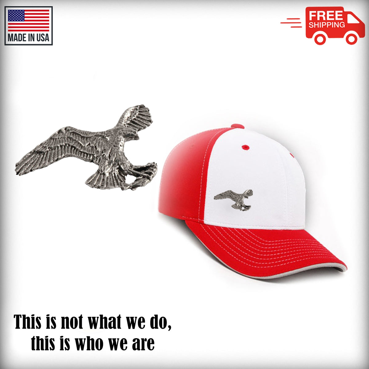 Osprey With Trout In Claws Pin Pin B058