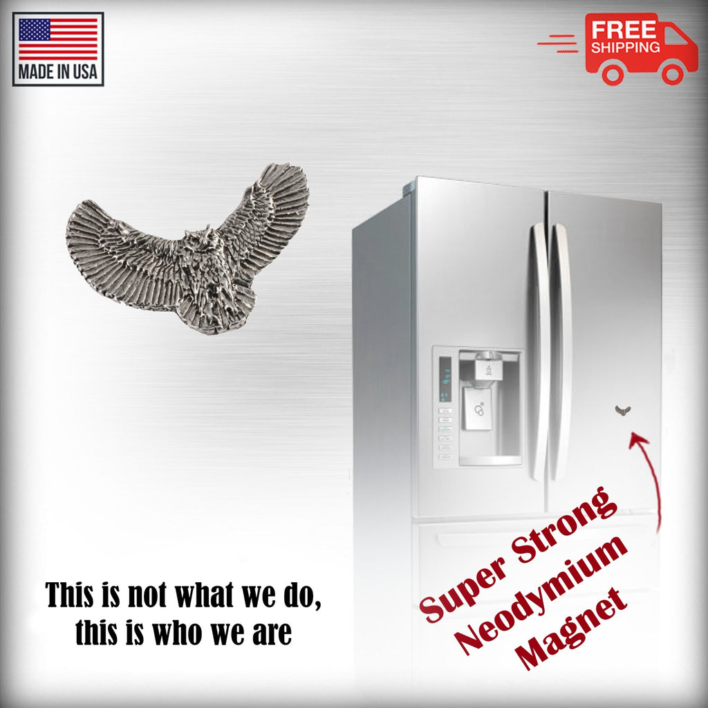 Great Horned Owl Full Body Magnet Magnet B067