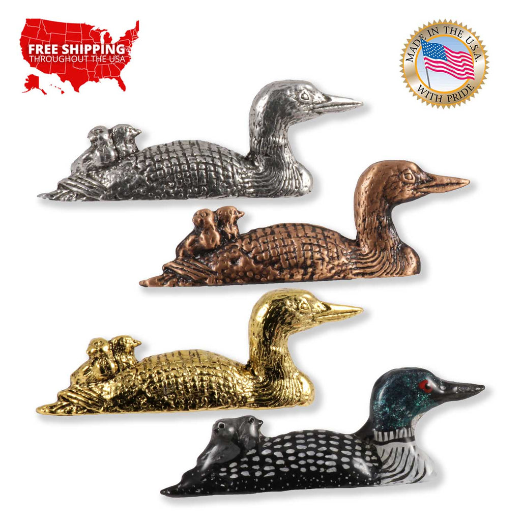 Loon With Chicks Magnet B084
