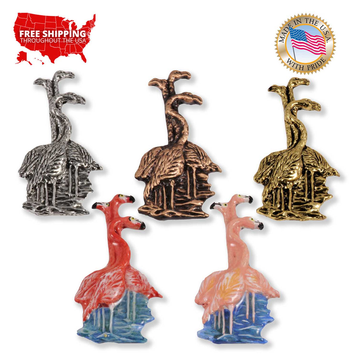 Flamingos Pin B090