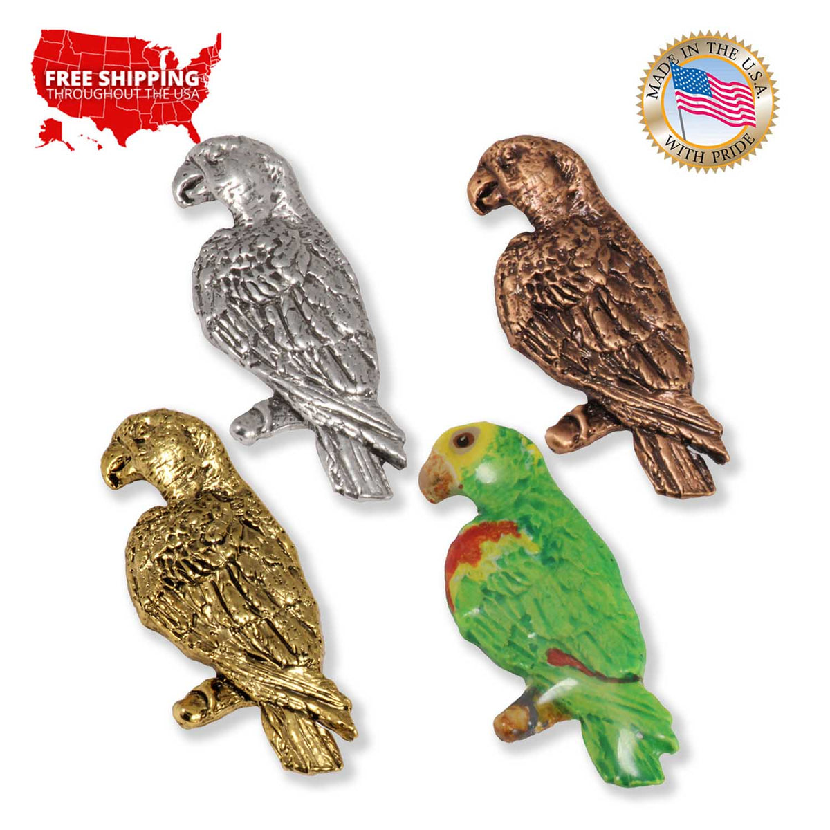 Amazon Parrot Pin B094