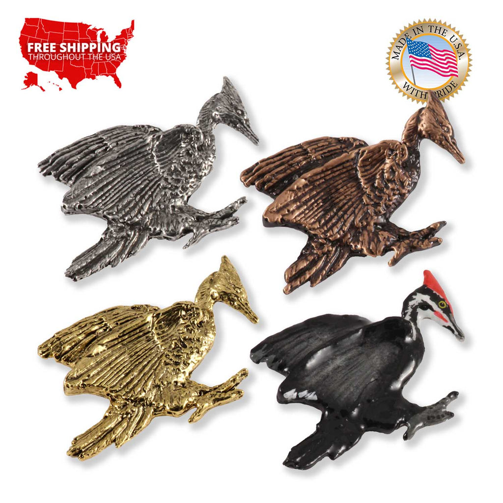 Pileated Woodpecker Pin B115