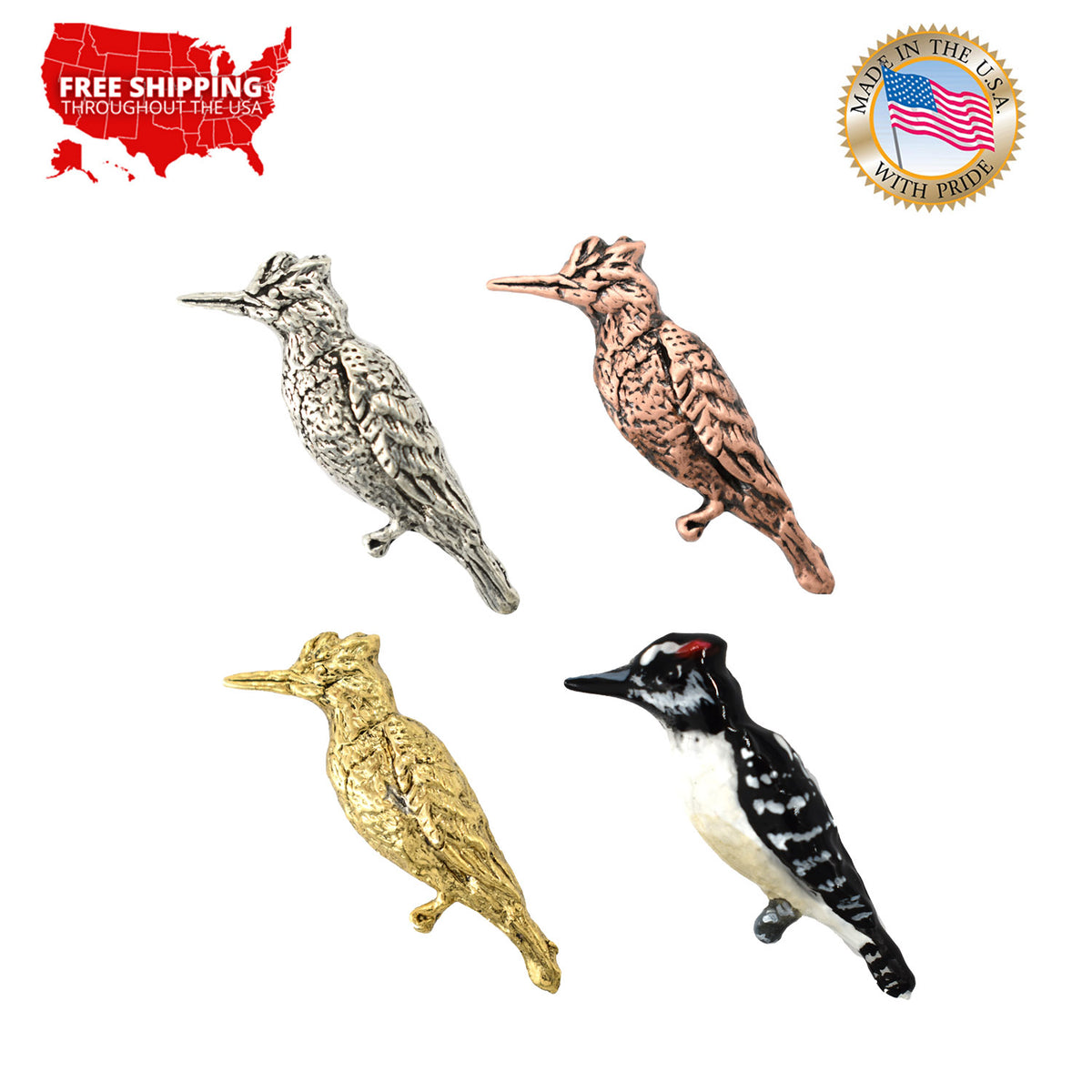 Downey Woodpecker Magnet B117