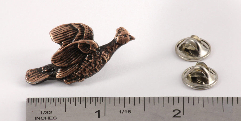 Ruffed Grouse Flying Pin B029