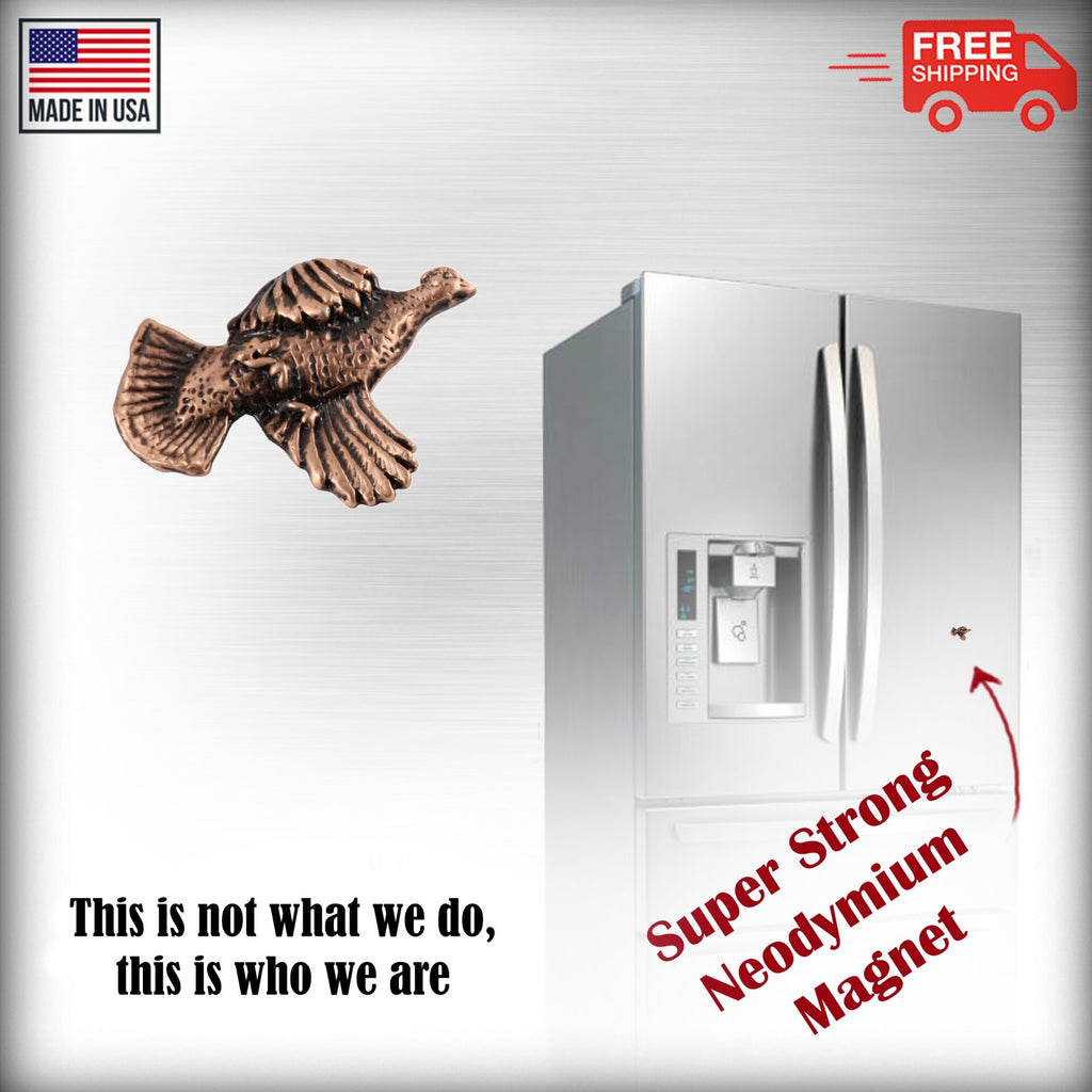 Ruffed Grouse Flushing Magnet B030