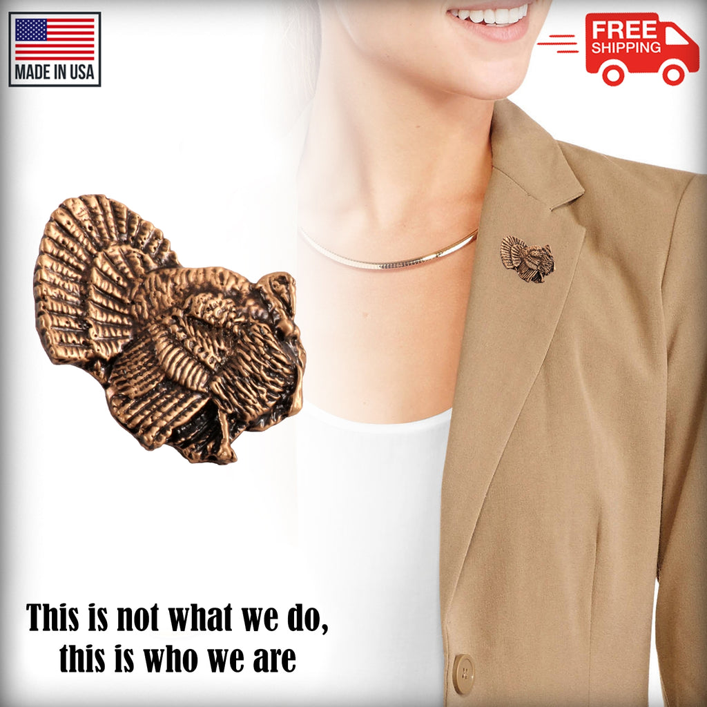 Turkey Strutting Small Pin B042