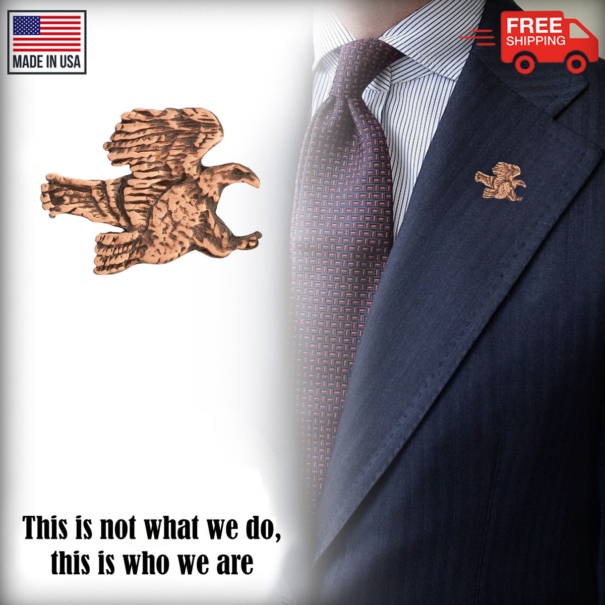 Eagle Flying Mini Pin B051MP
