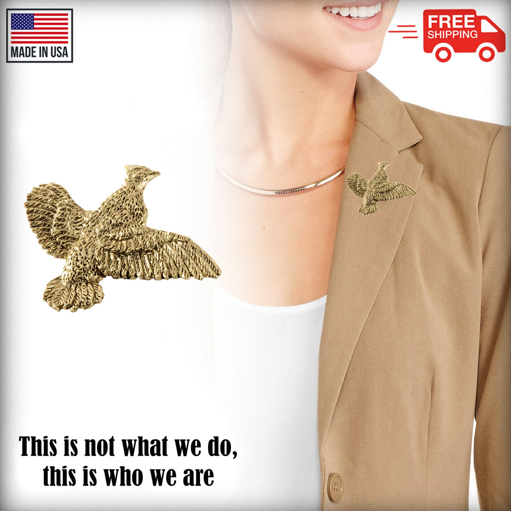 Ruffed Grouse Premium Pin B029PR