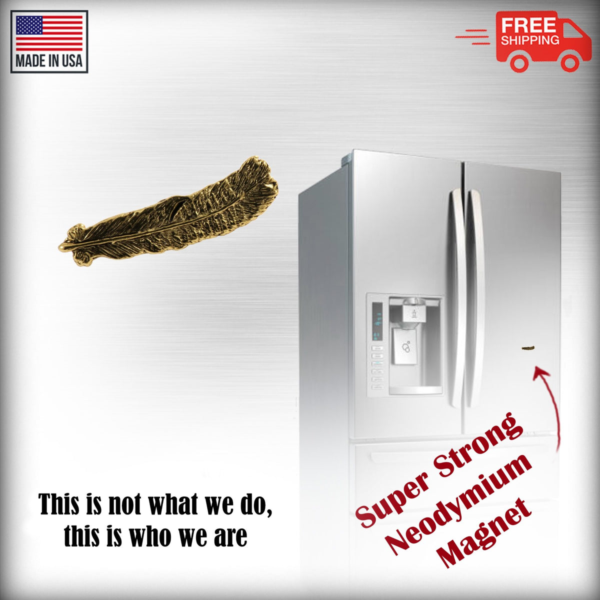 Turkey Feather Magnet B040