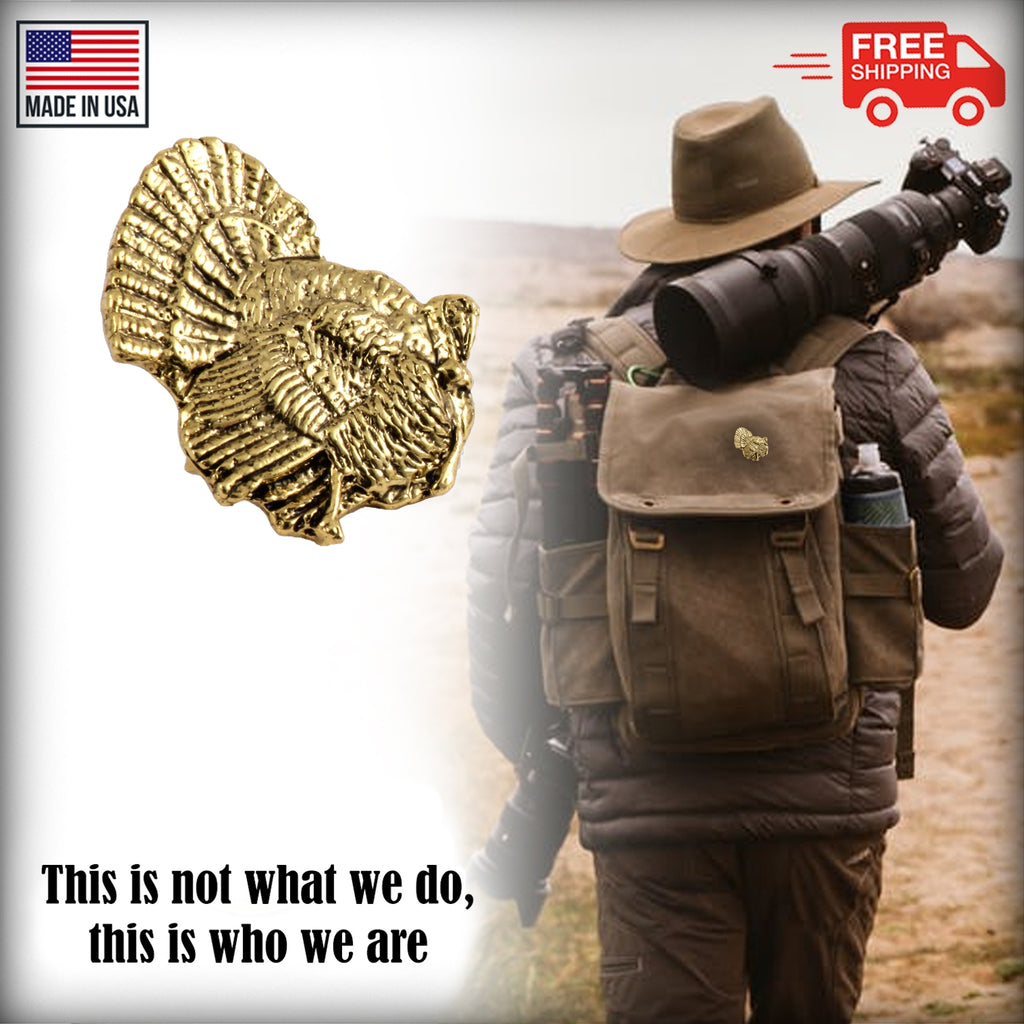 Turkey Strutting Small Pin B042