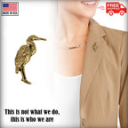Blue Heron Standing Pin B073