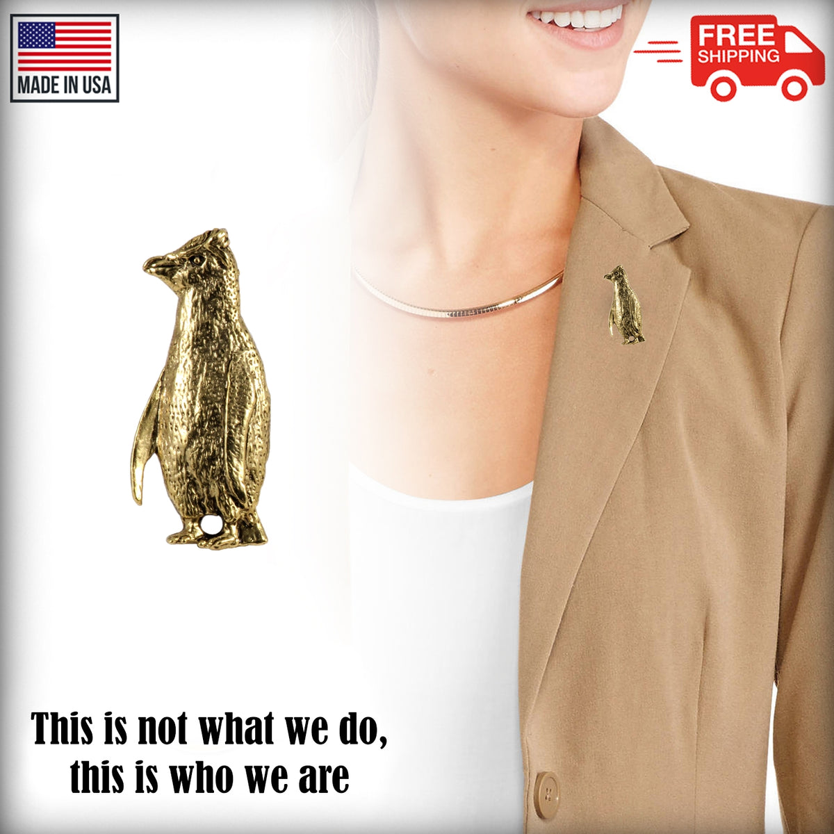 Rock Hopper Penguin Pin B076