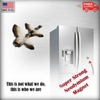 Large Mallards Flying Large Magnet B005B