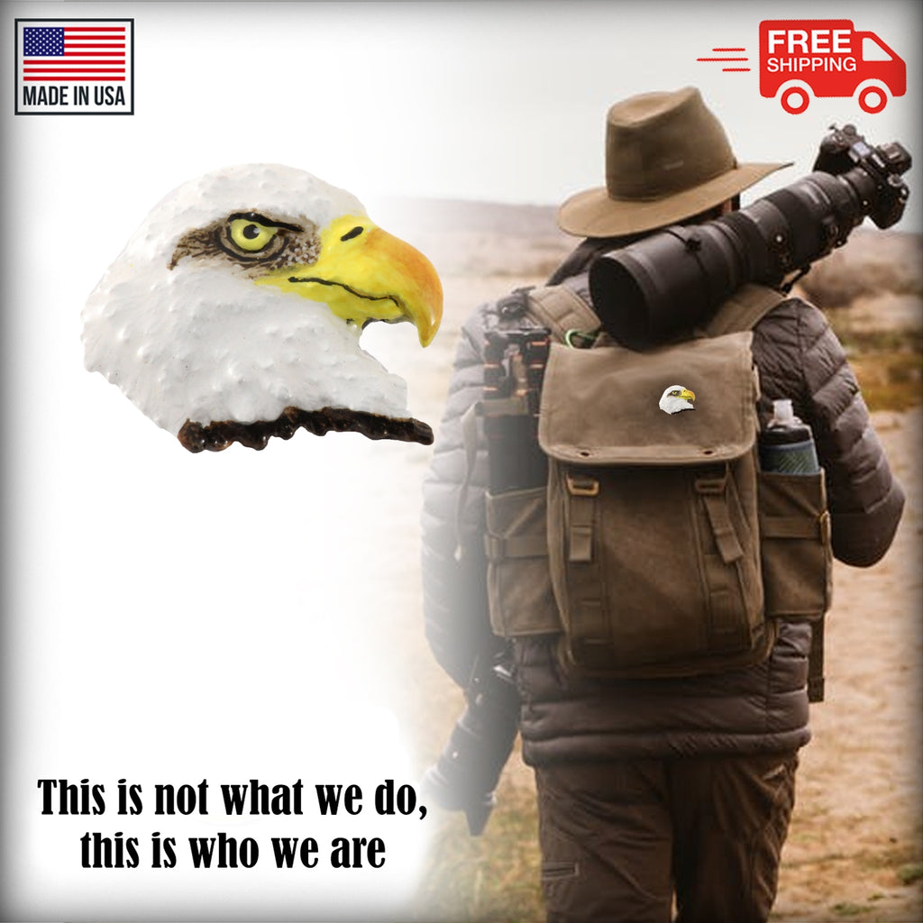 Bald Eagle Head Premium Pin B050PR