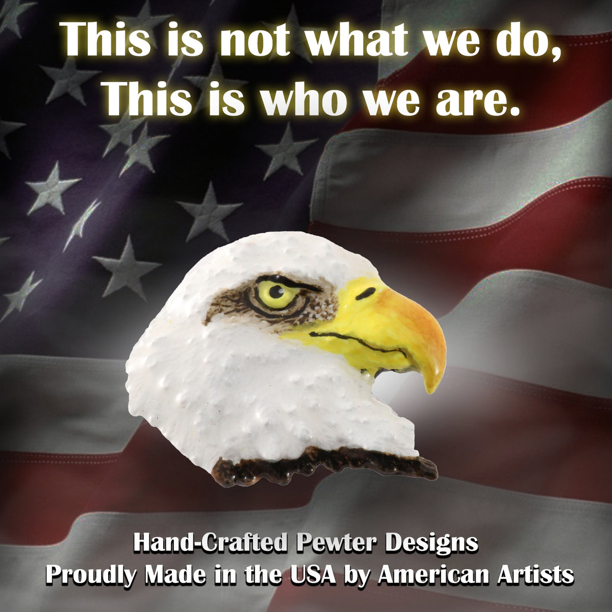 Bald Eagle Head Premium Magnet B050PR