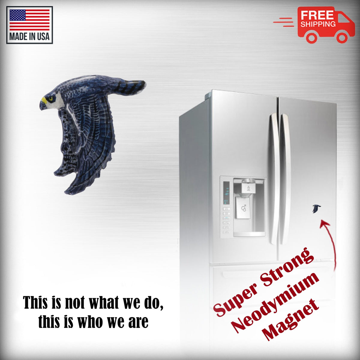 Peregrine Falcon Flying Magnet Magnet B054