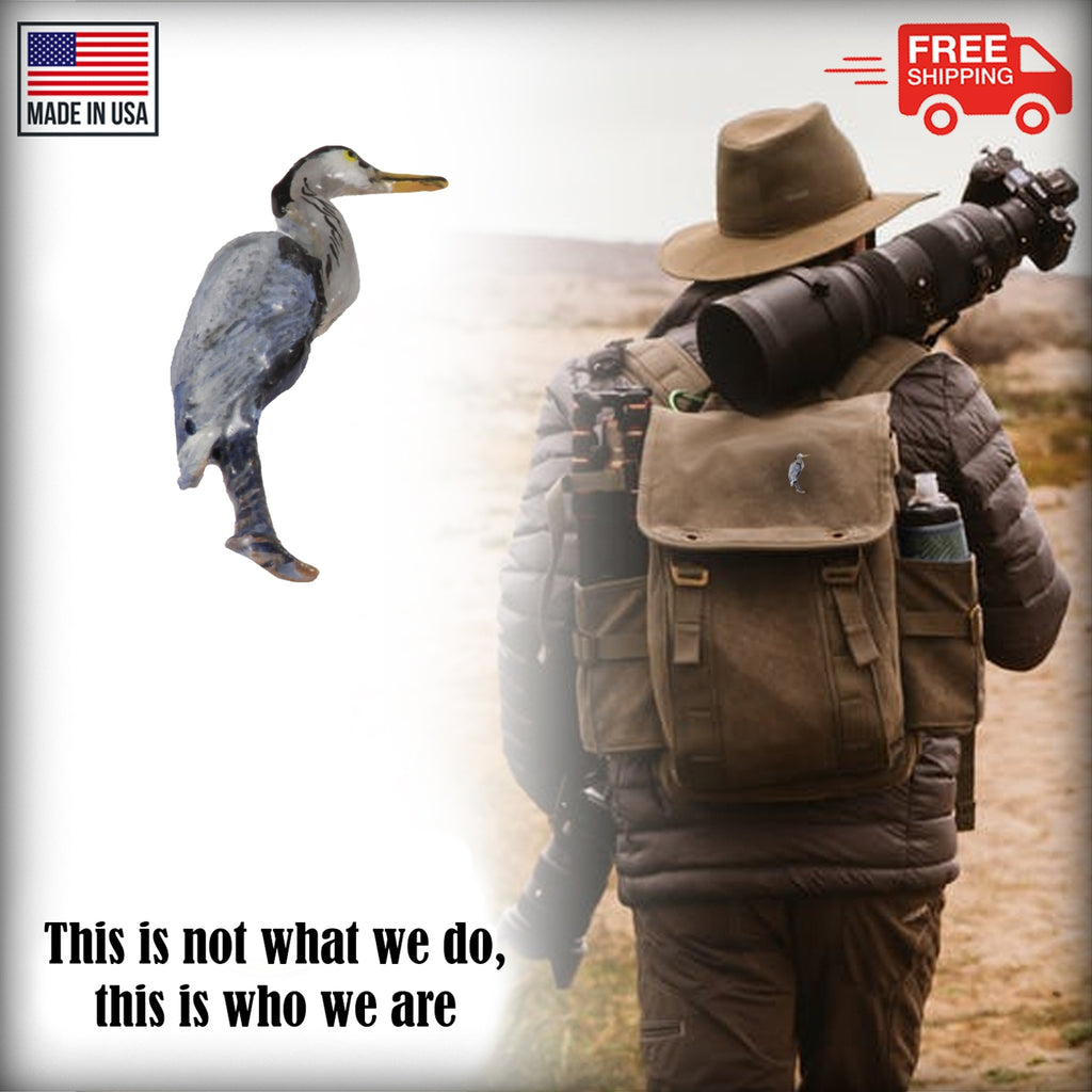 Blue Heron Standing Pin B073