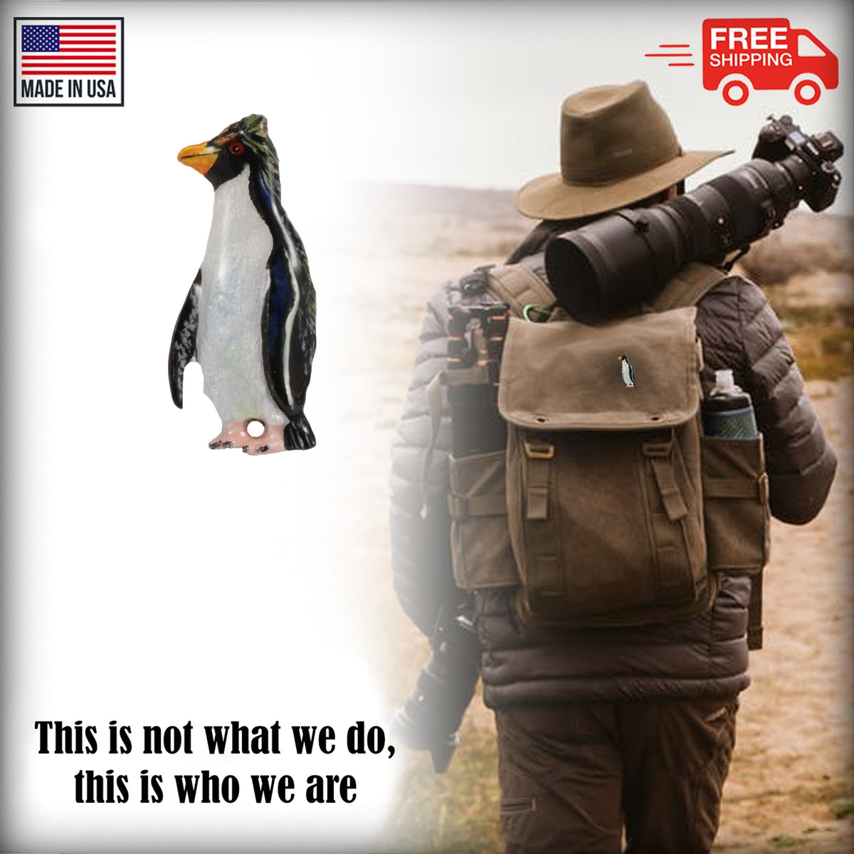 Rock Hopper Penguin Pin B076