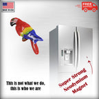 Macaw Parrot Magnet B096