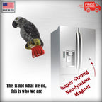 African Grey Parrot Magnet B097