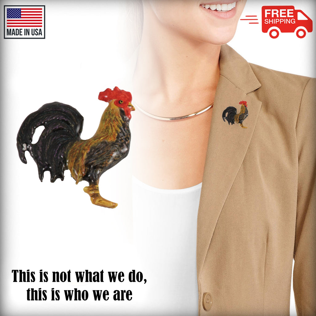 Rooster Pin B100