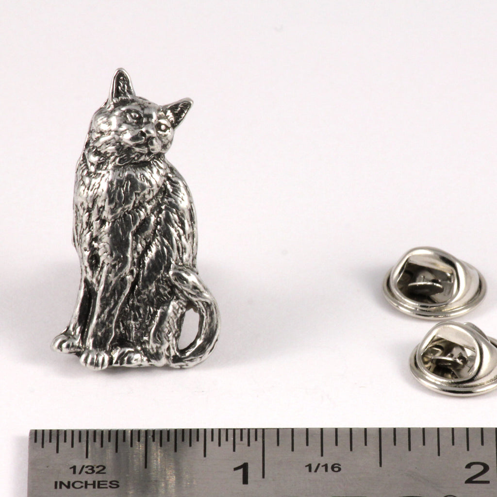 Cat Sitting Pin C001