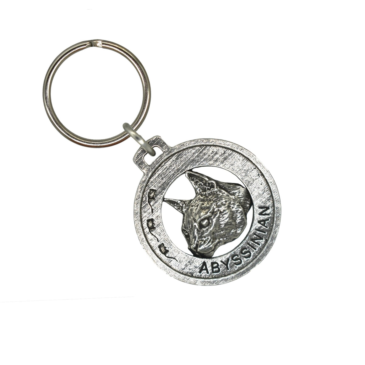 Abyssinian Cat Keychain C002KC