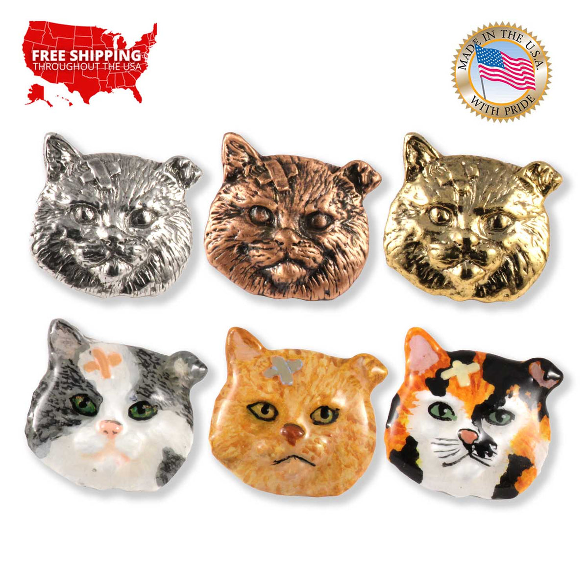 Alley Cat Pin C003