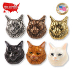 Angora Cat Pin C004