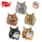 Maine Coon Cat Pin C005