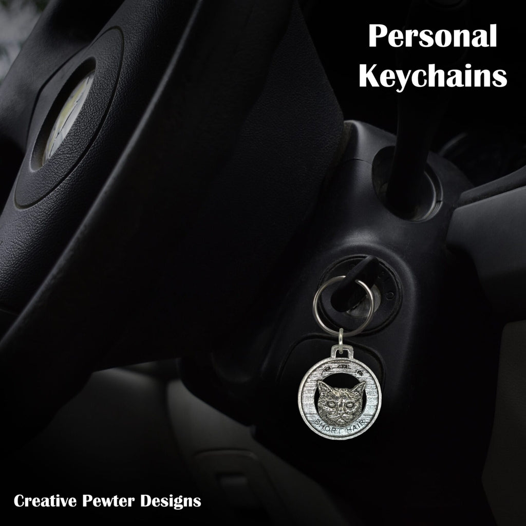 Shorthair Cat Keychain C007KC