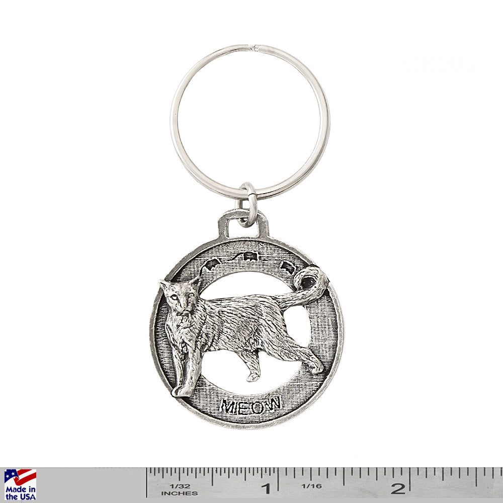 Cat Standing Keychain C009KC