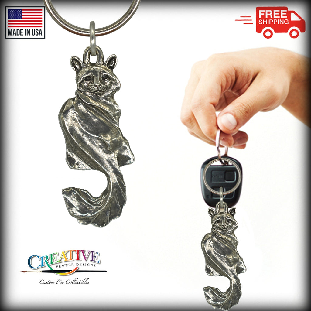 Vintage Cat Keychain C012KC
