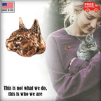Abyssinian Cat Pin C002