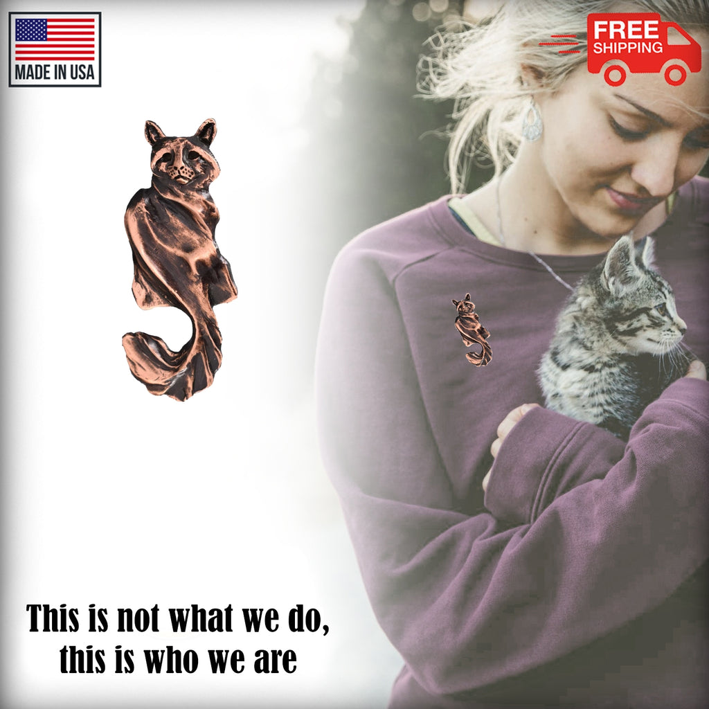 Vintage Cat Pin C012