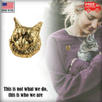 Angora Cat Pin C004