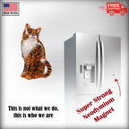 Cat Sitting Magnet C001M