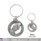 Airedale Terrier Dog Keychain D002KC