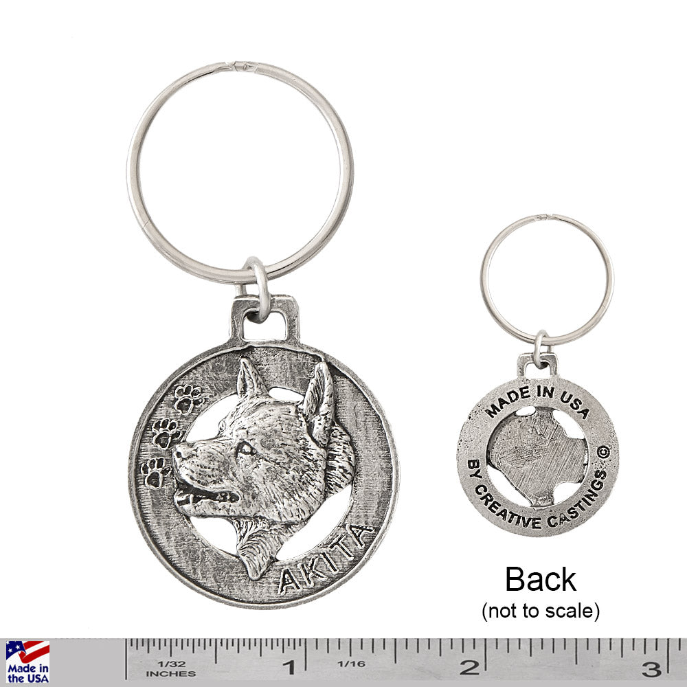 Akita Keychain D004KC