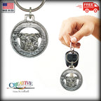 American Bulldog Keychain D006KC