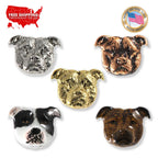 American Bulldog Head Pin D006
