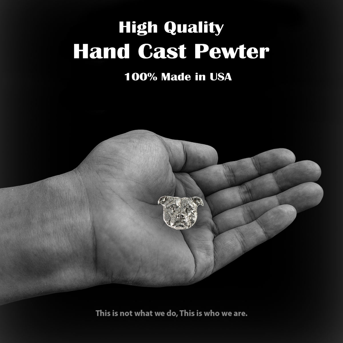 American Bulldog Head Pin D006